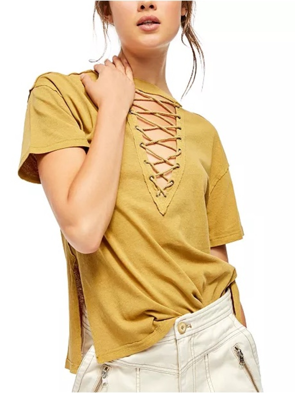 Free People Azalea T-Shirt EUC Size Small